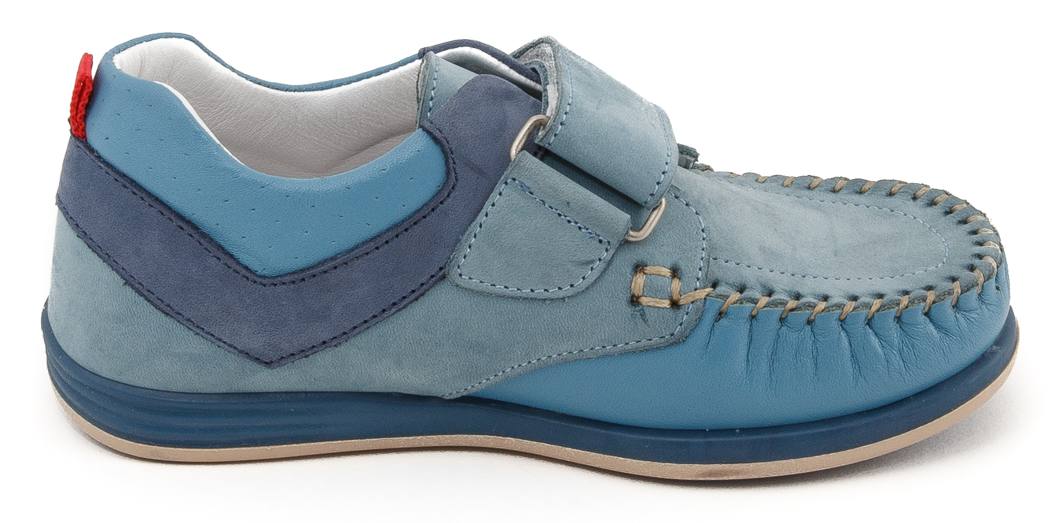 CAPTAIN BLUE moccasins with orthopedic features