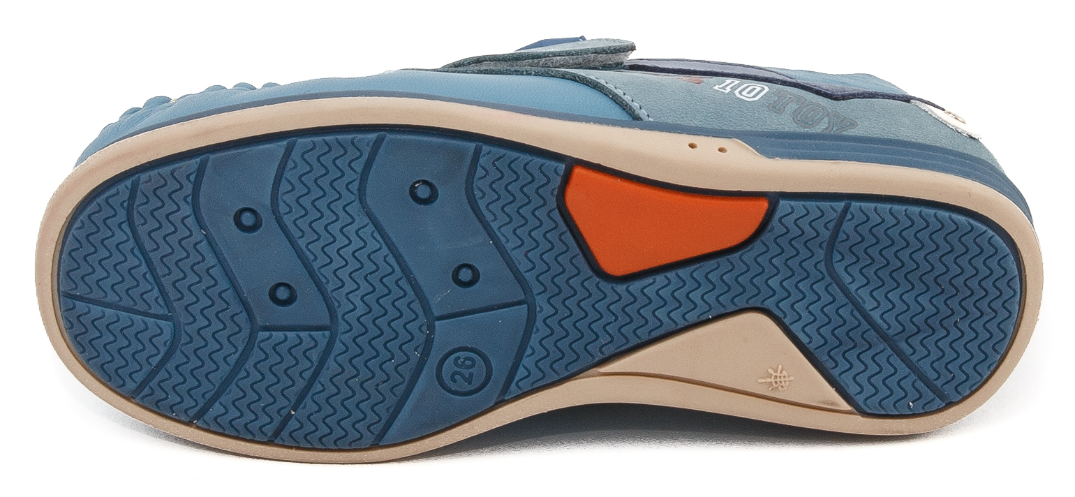 CAPTAIN BLUE moccasins with orthopedic features