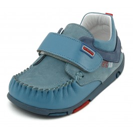 CAPTAIN BLUE BABY moccasins with orthopedic features