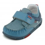 CAPTAIN BLUE BABY moccasins with orthopedic features