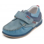 CAPTAIN BLUE moccasins with orthopedic features