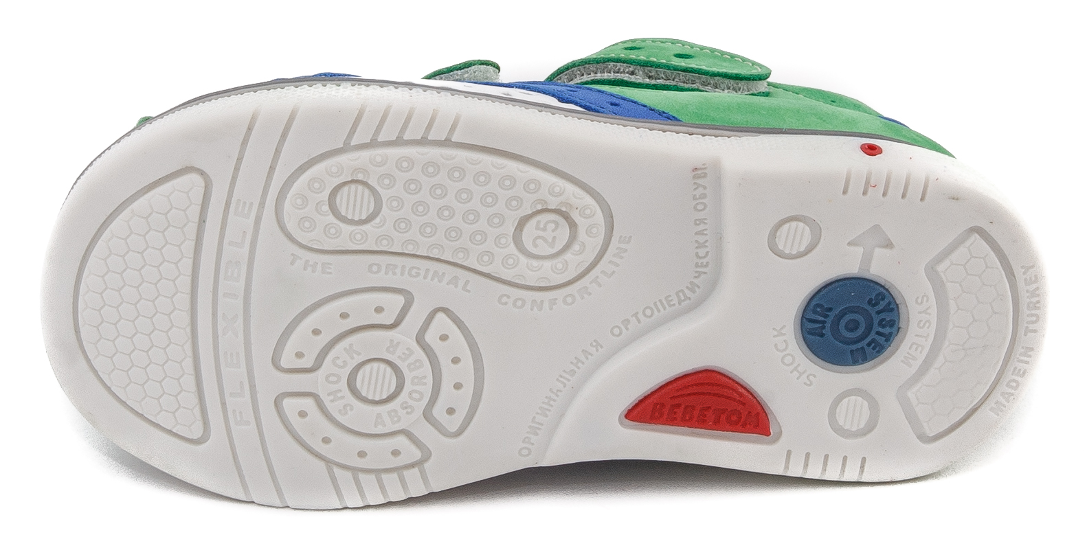 GO GREEN shoes with orthopedic features
