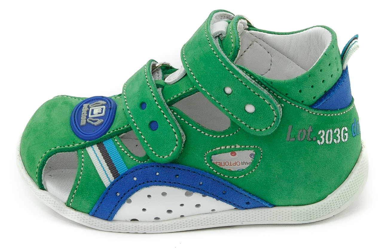 GO GREEN BABY shoes with orthopedic features
