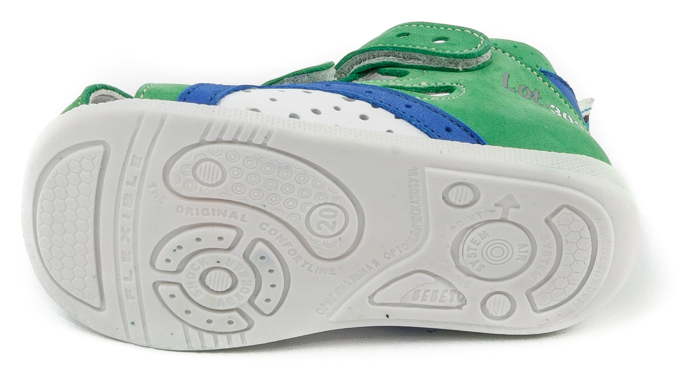 GO GREEN BABY shoes with orthopedic features